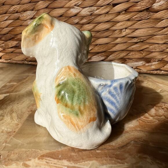 Made in Occupied Japan Dog Match Holder - Picture 4 of 5